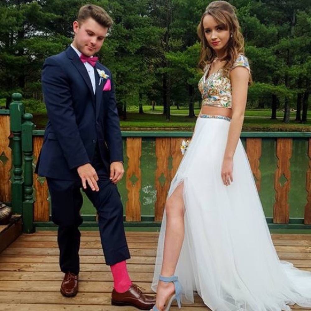 White Sherri Hill Dress